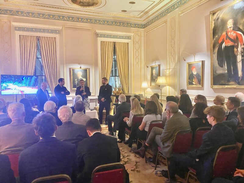 Madonna di Campiglio at The Oriental Club, London. Image © PlanetSKI